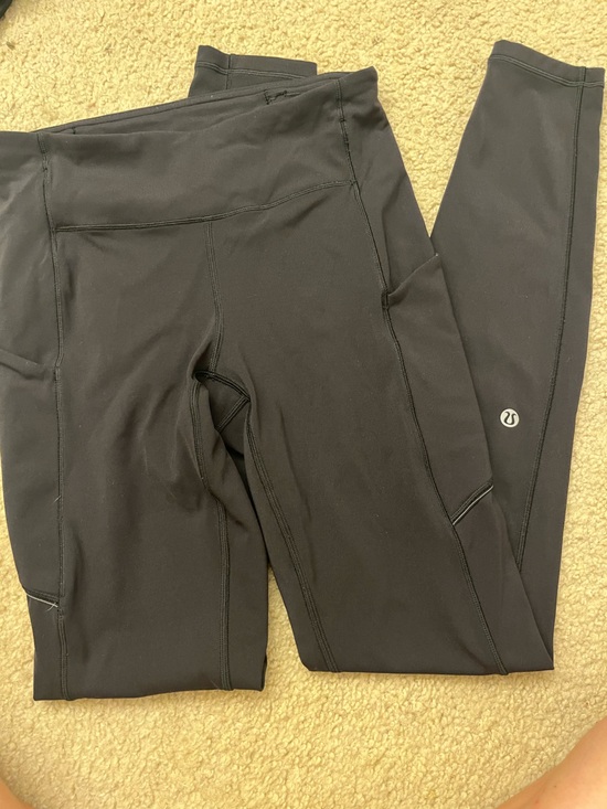 lululemon athletica Pants - lululemon athletica Black Leggings with Side Pockets